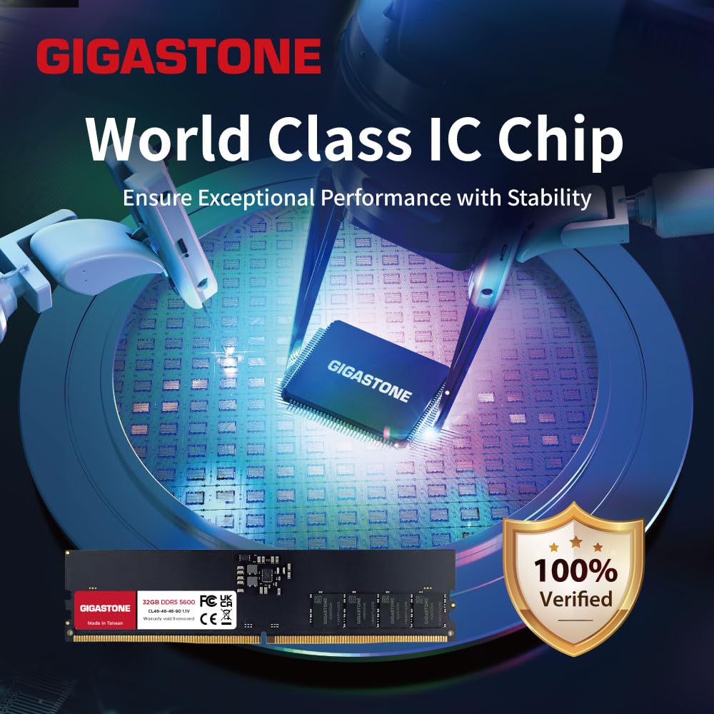 Amazon.co.jp: 【メモリ DDR5】GIGASTONE 32GBx2枚 (64GB Kit) DDR5